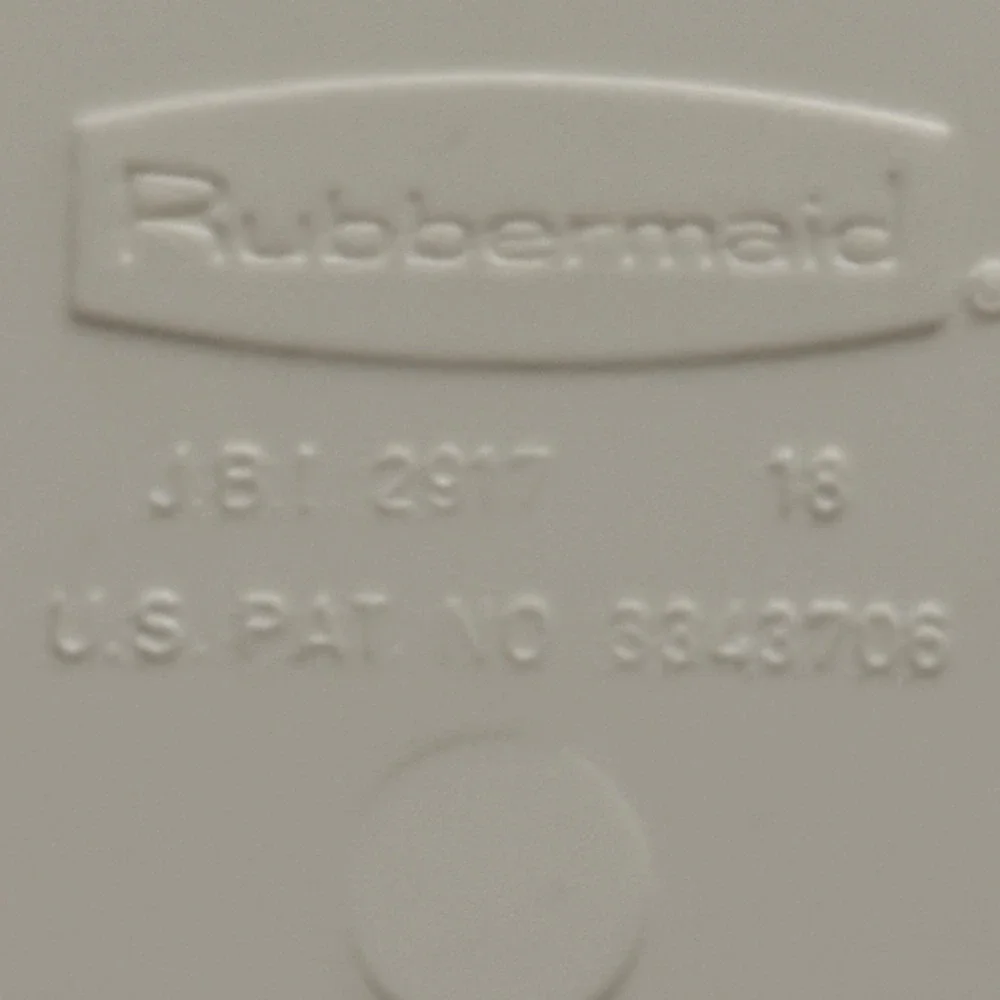 Vintage Rubbermaid white silverware holders 0521 0522 large and small